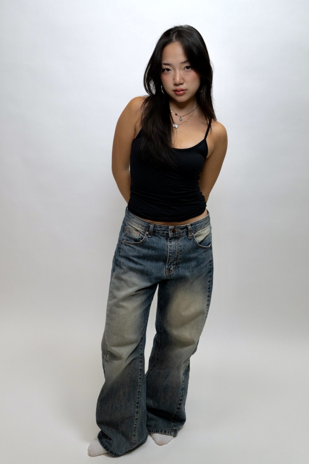 Full-length studio portrait